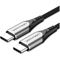 Дата кабель USB-C to USB-C 2.0m aluminum gray Vention (TADHH) - Фото