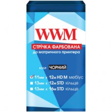 Лента к принтерам 11мм х 12м HD (Л.) Black WWM (R11.12HM) Лента к принтерам 11мм х 12м HD (Л.) Black WWM (R11.12HM)