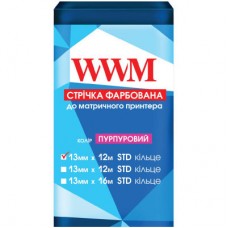 Лента к принтерам 13мм х 12м STD к. Purple WWM (R13.12SP)