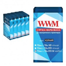 Лента к принтерам 13мм х 10м STD л. Black*5шт WWM (R13.10SM5) Лента к принтерам 13мм х 10м STD л. Black*5шт WWM (R13.10SM5)