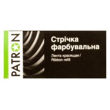 Стрічка до принтерів Patron 13 мм X 5 м (К) HD (PN-12.7-5SB/RIB-PN-12.7x5-К-B) - Фото
