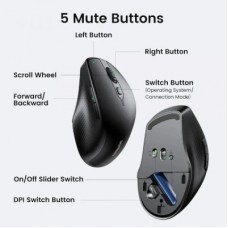 Мышка Ugreen MU101 Wireless Black (90395) - Фото