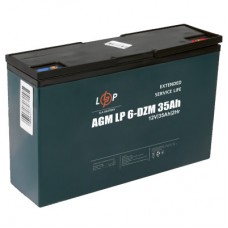 Батарея до ДБЖ LogicPower 12 V 35 Ah LP-6-DZM-35 (9335) - Фото