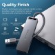 Концентратор Vention USB 3.0 to 4xUSB 3.0 Hub With Power Supply 0.15m black (CHLBB)