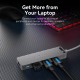 Концентратор Vention USB 3.0 to 4xUSB 3.0 Hub With Power Supply 0.15m black (CHLBB)