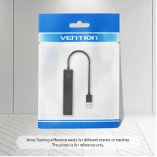 Концентратор Vention USB to 4xUSB 3.2 Gen2 + USB-C 10Gbps 0.15m black (CHOBB) - Фото