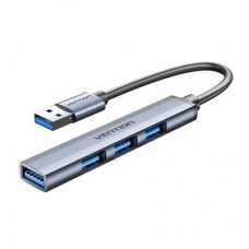 Концентратор Vention USB 3.0 to 1xUSB 3.0 + 3xUSB 2.0 0.15 m gray (CKOHB) - Фото