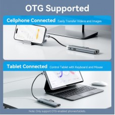 Концентратор Vention USB-C 7-in-1 USB-C PD + USB 3.2 + USB 3.0 + USB 2.0 + RJ45 + SD/TF + HDMI 0.15m (TGUHB) - Фото