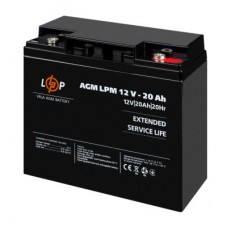 Батарея до ДБЖ LogicPower 12 V 20 Ah LP-6-DZM-20 (22882) - Фото