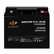 Батарея до ДБЖ LogicPower 12 V 20 Ah LP-6-DZM-20 (22882) - Фото