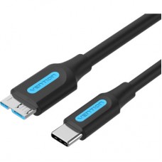 Дата кабель USB-C to Micro BM 0.5m 2A Vention (CQABD) - Фото