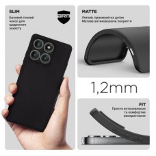 Чохол для мобільного телефона Armorstandart Matte Slim Fit Motorola Edge 60 Pro 5G Black (ARM85836) Чохол для мобільного телефона Armorstandart Matte Slim Fit Motorola Edge 60 Pro 5G Black (ARM85836) - Фото