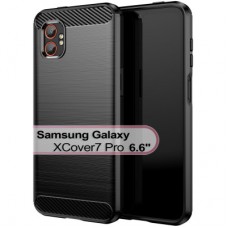 Чехол для мобильного телефона BeCover Carbon Series Samsung Galaxy XCover7 Pro SM-G766B Black (713559) - Фото