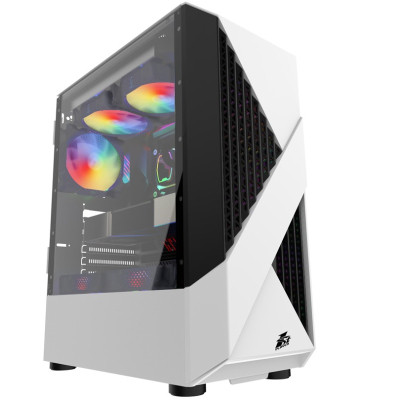 Корпус для ПК 1stPlayer F3-A-WH-4F1-PS-600FK-EU