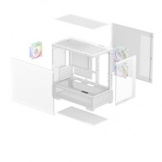 Корпус для ПК Deepcool CG380 3F White (R-CG380-WHAGM3-G) - Фото