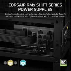 Блок живлення Corsair 750W RM750x Shift ATX 3.1 (CP-9020298-EU) - Фото