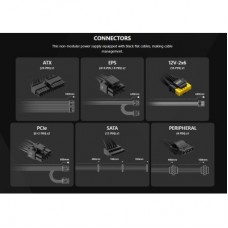 Блок живлення MSI 650 W MAG A650BN PCIE5 II (MAG A650BN PCIE5 II) - Фото
