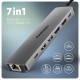 Концентратор AXAGON USBC to 2xUSBA + 1xUSBC + 2xHDMI + RJ45 + PD100W 0.15m gray (HMC-7HX2) Концентратор AXAGON USBC to 2xUSBA + 1xUSBC + 2xHDMI + RJ45 + PD100W 0.15m gray (HMC-7HX2)