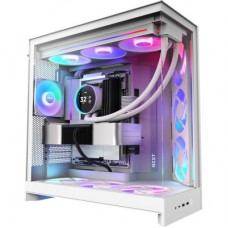 Корпус для ПК NZXT H9 Flow RGB Dual-Chamber White (CM-H92FW-R1) - Фото