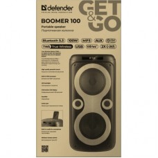 Акустична система Defender Boomer 100 Black (65099) - Фото