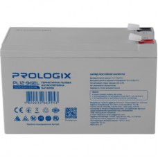 Батарея до ДБЖ Prologix 12V-9Ah GEL (PL12-9GEL) - Фото