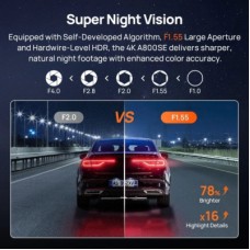 Відеореєстратор Xiaomi 70mai Dash Cam 4K A800SE-2 Set (1182550) - Фото
