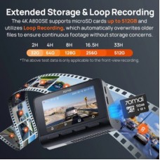 Відеореєстратор Xiaomi 70mai Dash Cam 4K A800SE-2 Set (1182550) - Фото