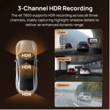 Видеорегистратор Xiaomi 70mai Dash Cam 4K T800-2 2562Gb Premium Set (1182547) - Фото