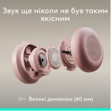 Навушники Logitech Zone Wired 2 USB Rose (981-001620) - Фото