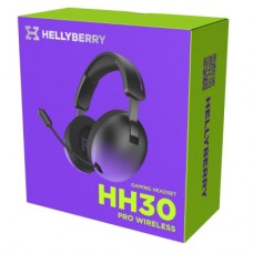 Наушники Hator Hellyberry HH30 PRO Wireless Black/Violet (HH30_PRO_wireless_BV) - Фото