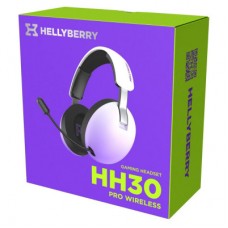 Наушники Hator Hellyberry HH30 PRO Wireless White-Violet (HH30_PRO_wireless_WV) - Фото
