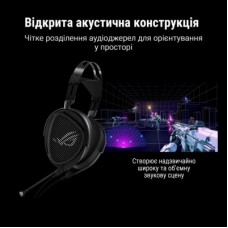 Навушники ASUS ROG Kithara Black (90YH0470-BHUA00) - Фото