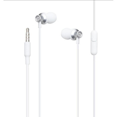Навушники XO EP15 In-ear Metal Earphone 1.2 м White (6920680866175)