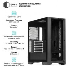 Корпус для ПК Qube KAPER_FMNU3 - Фото