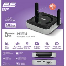 Мобільний Wi-Fi роутер 2E PowerLink MiFi-5 2025 (794300866700) - Фото