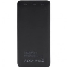 Батарея універсальна GEAR 10000 mAh, 10 W, USB-TypeC, 2*USB-A, Micro-USB, black (SL10) - Фото