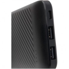 Батарея універсальна GEAR 10000 mAh, 10 W, USB-TypeC, 2*USB-A, Micro-USB, black (SL10) - Фото
