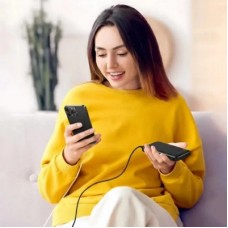 Батарея універсальна AWEI 10000 mAh P20K, 12W, Black (6954284009744) - Фото