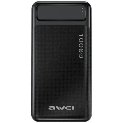 Батарея універсальна AWEI 10000 mAh P5K, 10W, Black (6954284094009)