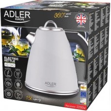 Електрочайник Adler AD 1343 white - Фото