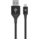 Дата кабель USB 2.0 AM to Lightning 1.0m 2.4A MFI HP (HP_DHC-MF100-1m)