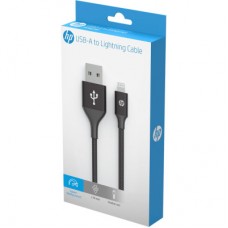Дата кабель USB 2.0 AM to Lightning 1.0m 2.4A MFI HP (HP_DHC-MF100-1m) - Фото