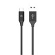 Дата кабель USB 3.0 AM to USB-C 2.0m 3A braided HP (HP_DHC-TC102-2M)