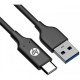 Дата кабель USB 3.0 AM to USB-C 2.0m 3A braided HP (HP_DHC-TC102-2M) Дата кабель USB 3.0 AM to USB-C 2.0m 3A braided HP (HP_DHC-TC102-2M)
