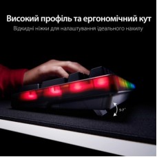 Клавіатура HyperX Origins 2 1800 HX Red USB UA Black (B4QS4AA) - Фото