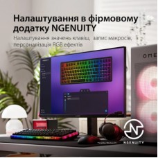 Клавіатура HyperX Origins 2 1800 HX Red USB UA Black (B4QS4AA) - Фото