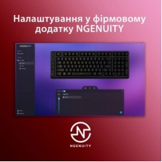 Клавіатура HyperX Eve 1800 USB UA Black (B7JE0AA) - Фото