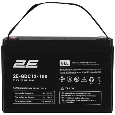 Батарея до ДБЖ 2E 2E-GDC12-100 12 V 100 Ah (2E-GDC12-100)