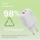 Зарядний пристрій Digitus 1xUSB-C + 1xUSB 20 W (DA-10300) Зарядний пристрій Digitus 1xUSB-C + 1xUSB 20 W (DA-10300)