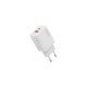 Зарядний пристрій Digitus 1xUSB-C + 1xUSB 20 W (DA-10300) Зарядний пристрій Digitus 1xUSB-C + 1xUSB 20 W (DA-10300)